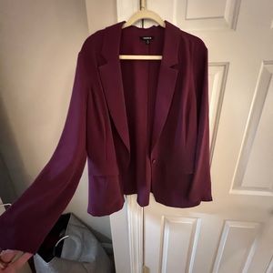 Torrid Size 2 Bright Cranberry Blazer